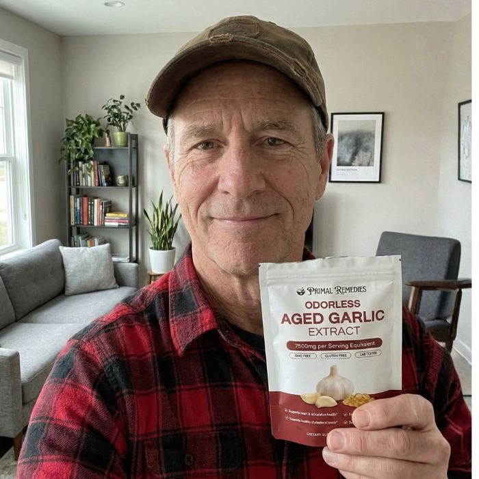 Primal Remedies customer with Aged Garlic Extract
